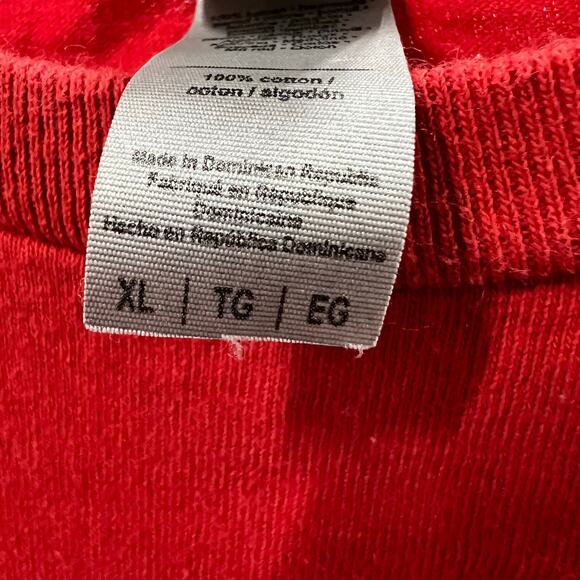 McDonald’s Cardi B & Offset Meal Red Employee T-Shirt Adult size XL - Picture 7 of 9